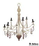 Artisan Rope Wrapped Grand Chandelier 46”