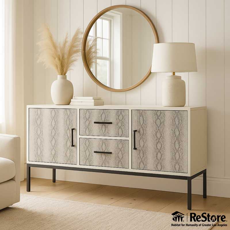84” Snakeskin Sideboard