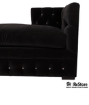 Bespoke Custom Luxury Black Tufted Chaise Bench
