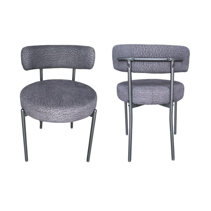 Modway Albie Boucle Fabric Dining Chairs - Set of 2