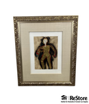 Golden Figure Abstract Painting