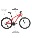 Rockrider ST100, 21 Speed Mountain Bike, 27.5", Unisex, Red
