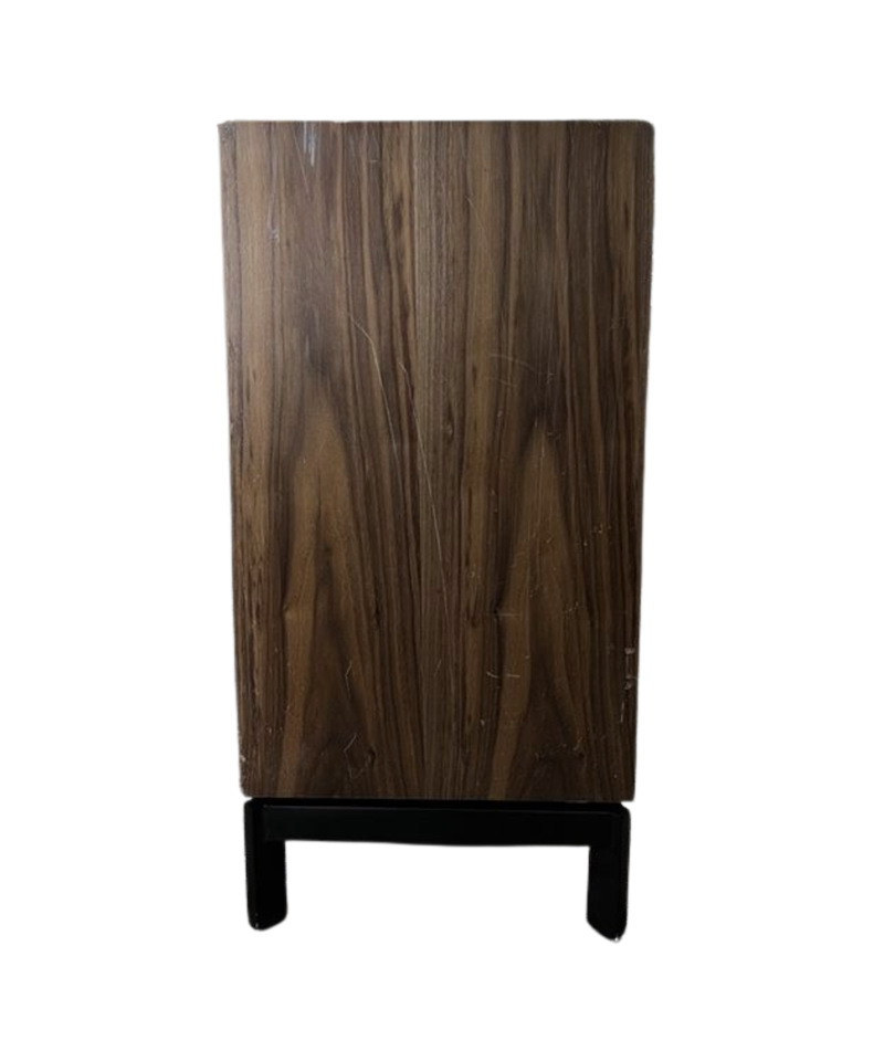 Povision 59" Mid-Century Modern Walnut Wood Storage Cabinet