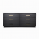 Four Hands 6-Drawer Dresser with Brass Pulls