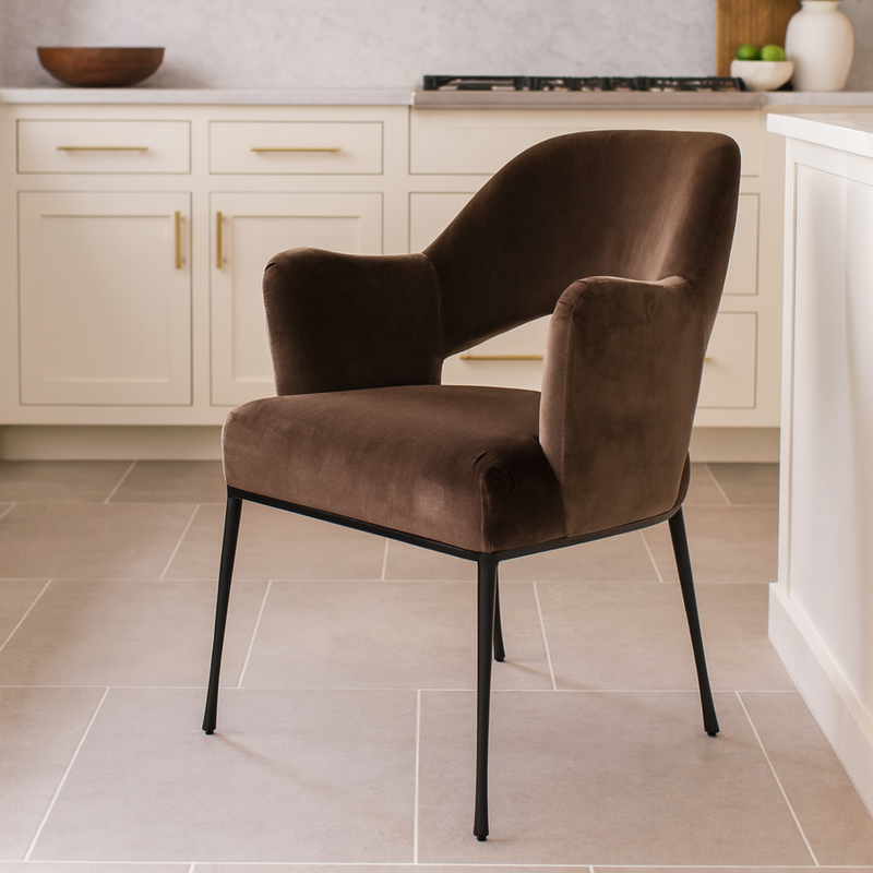 Sadove Dining Chair Surrey Cocoa