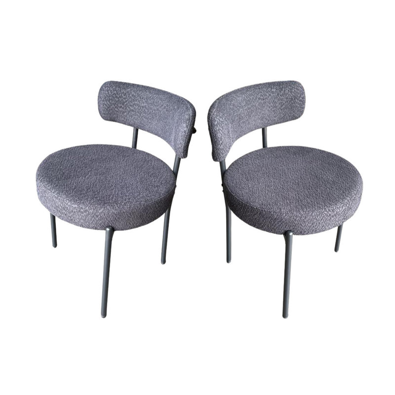 Modway Albie Boucle Fabric Dining Chairs - Set of 2