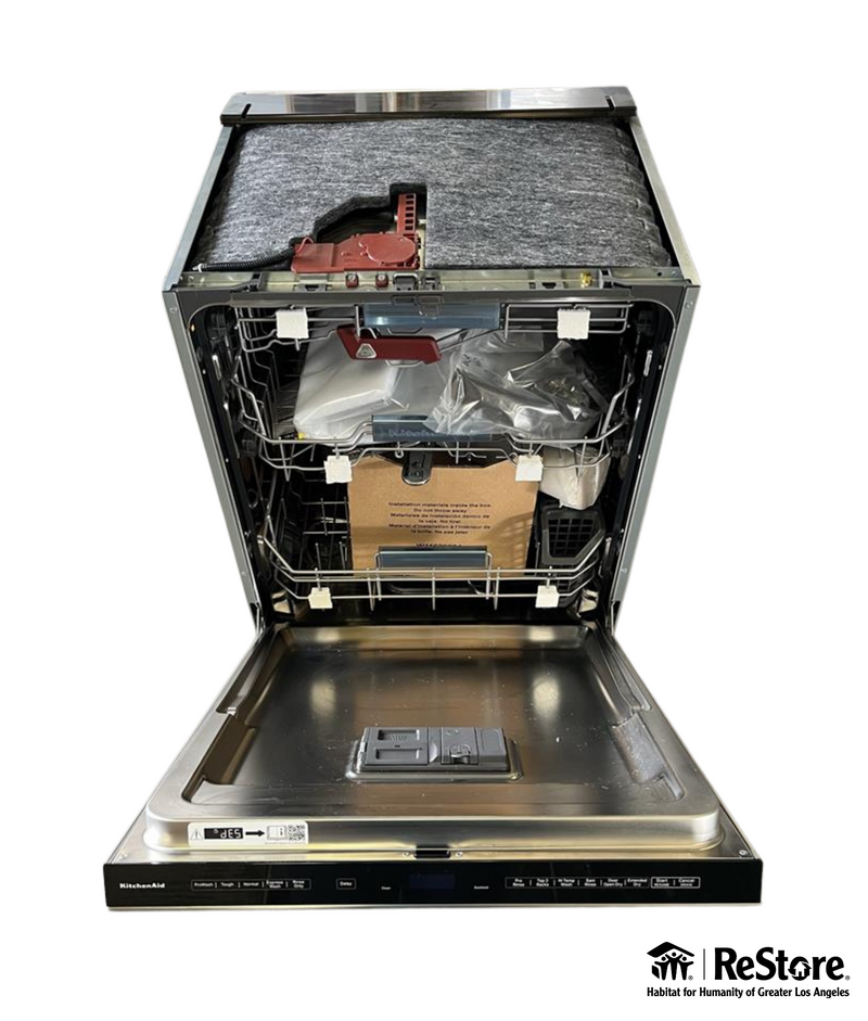 KitchenAid PrintShield Finish Flush-to-Cabinet Dishwasher with FreeFlex Fit Third Level Rack