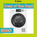 GE 4.1-cu ft Stackable Ventless Electric Dryer (White)