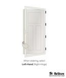 LARSON Platinum Secure Screen 38"x81.5" Woodland Aluminum Surface mount Left-Hand Outswing Security Door