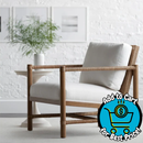 Palecek Norton Lounge Chair Natural