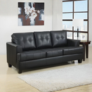 Samuel Transitional Black Sofa * Deal of the Day *