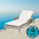 Palecek Boca Outdoor Chaise Lounge