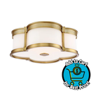 Minka Lavery LED 16.25" Wide Flush Mount Ceiling Light Gold