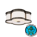 Minka Lavery LED 16.25" Wide Flush Mount Ceiling Light Bronze