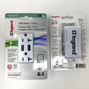 Legrand 20A 125V Fed Spec-Grade Tamper-Resistant USB Type A/A Outlet, White