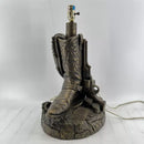 Vintage Cowboy Boot and G Belt and Poker Chips Table Lamps