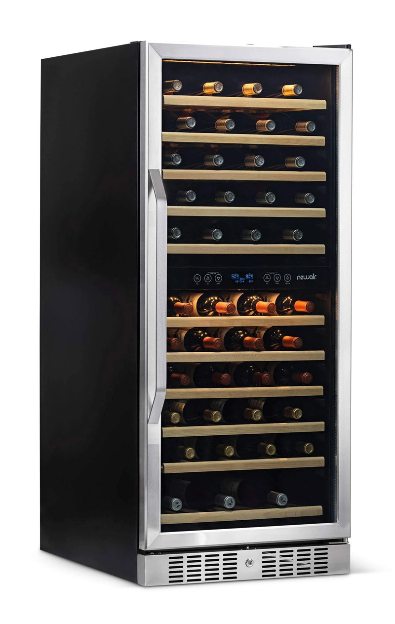 NewAir Dual Zone 116-Bottle Built-In Wine Cooler Fridge