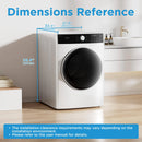 Midea Extra Large Stackable Vented Electric Dryer - White