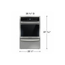 Frigidaire Gallery 24" Single Gas Wall Oven with Air Fry