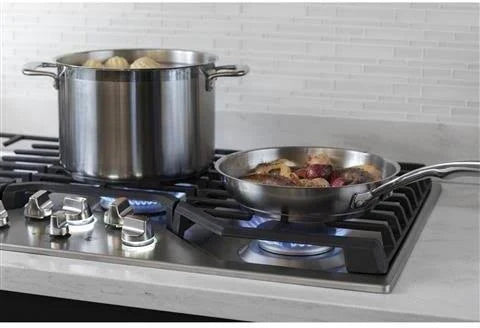 GE 36-in 5 burners Stainless steel Gas Cooktop