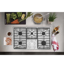 GE 36-in 5 burners Stainless steel Gas Cooktop