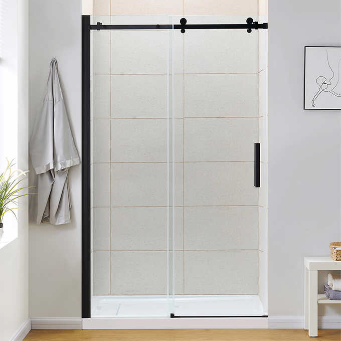 Ove Decors Kelsey 48" Tempered Glass Shower Door