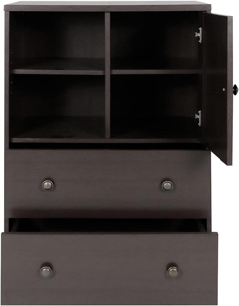 FurnitureR Thanoes 36" Wood Storage Cabinet