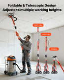 VEVOR Electric Wall & Ceiling Drywall Sander 950W Foldable Variable Speed