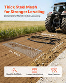 VEVOR Drag Harrow, 6 ft Tow-Behind Driveway Grader