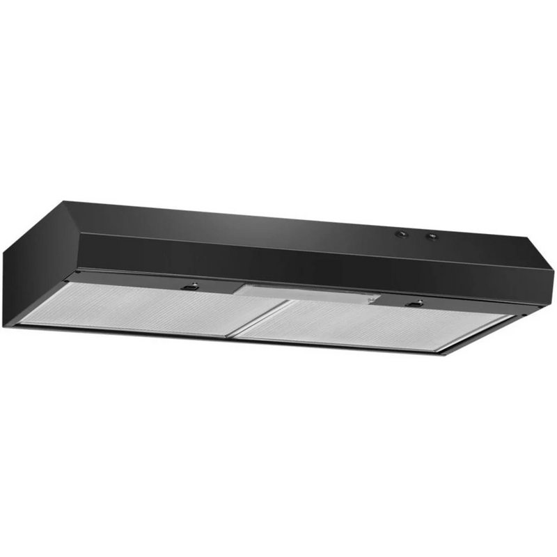 Whirlpool 30" Under Cabinet Range Hood in Black