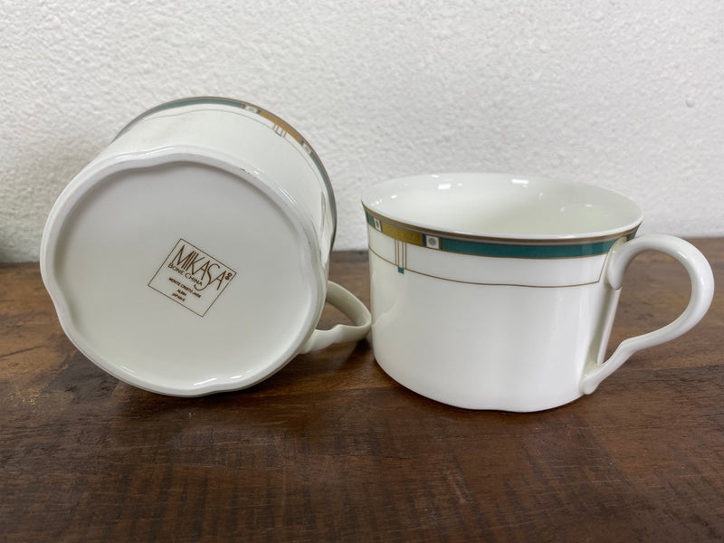 Mikasa Monte Cristo Jade Tea Cup Set of 12