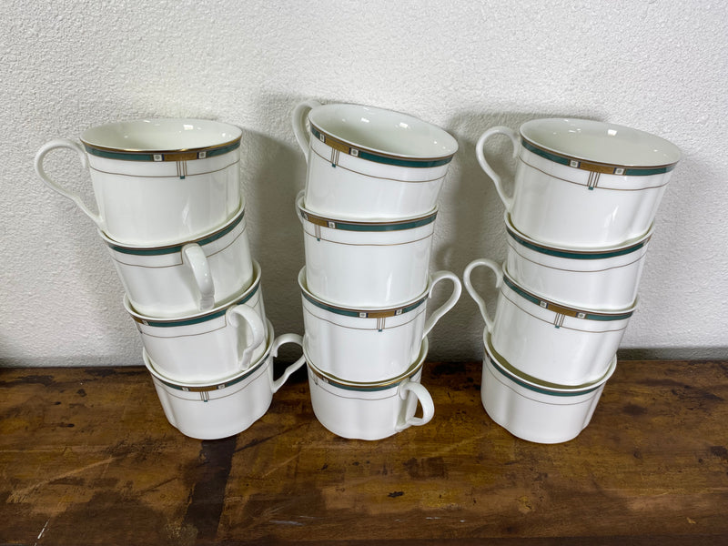 Mikasa Monte Cristo Jade Tea Cup Set of 12