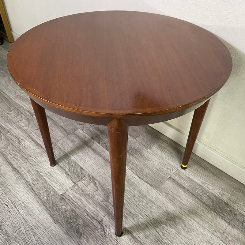Vintage Mid-Century Round Rosewood Table