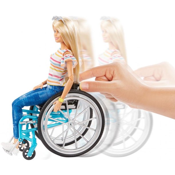 Barbie Fashionistas Doll with Wheelchair & Ramp